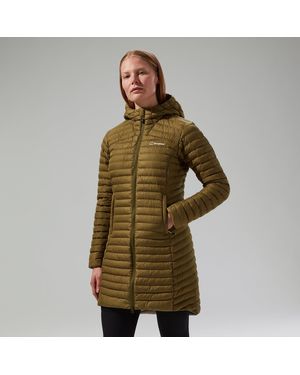 Berghaus Nula Micro Synthetic Insulated Long Jacket - Green