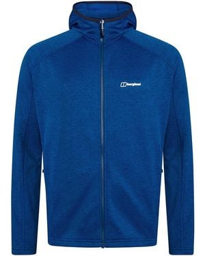 Berghaus Spitzer Hooded Interactive Fleece - Blue
