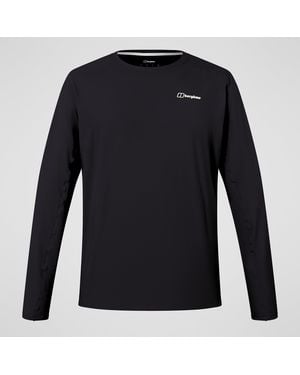 Berghaus Delta Long Sleeve Tech Tee - Black