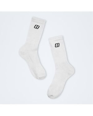 Berghaus Everyday Sock 3 Pack - White
