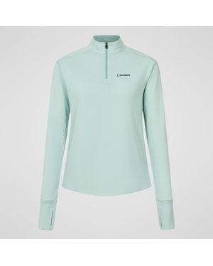 Berghaus Ivyhill Half Zip Top - Green
