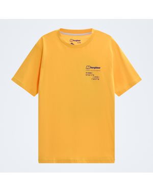Berghaus Mount 10 Essential Tee - Yellow