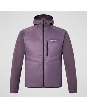 Berghaus Trawden Hybrid Hooded Jacket - Purple