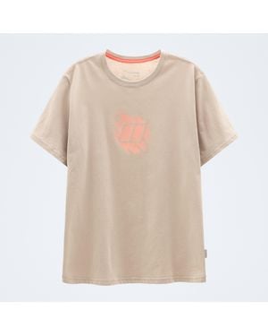 Berghaus Sketched Blocks Essential Tee - Natural