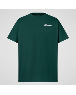 Berghaus Dotted Mountain Tee - Green