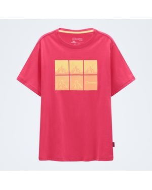 Berghaus Mountainscape Essential Tee - Pink