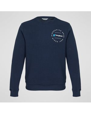 Berghaus Pioneer Circular Logo Sweatshirt - Blue