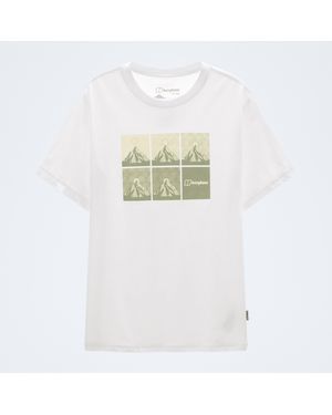 Berghaus Mountainscape Essential-Tee Für Damen - Weiß