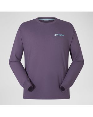 Berghaus Mera Peak Long Sleeve T-Shirt - Purple