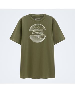 Berghaus Curvature Essential Tee - Green