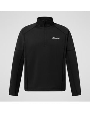 Berghaus Hareby Half-Zip Fleece Jacket - Black