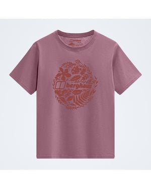 Berghaus Foliage Essential Tee - Purple