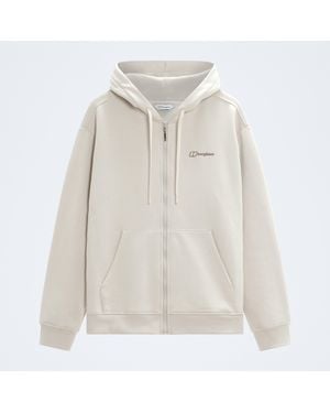 Berghaus Essential Logo Full Zip Hoodie - White