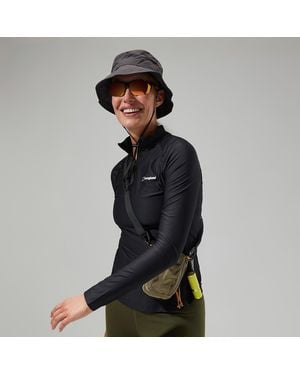 Berghaus 24/7 Tech Tee Long Sleeve Half Zip - Black