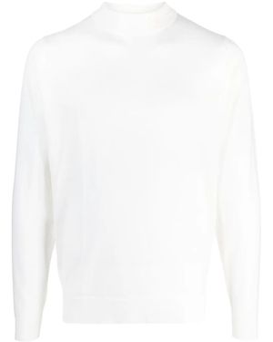 John Smedley "Harcourt" Collo Alto - Bianco