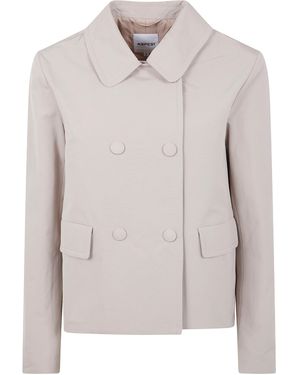 Aspesi "Aranciata" Double Breasted Jacket - White