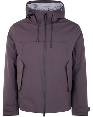 People Of Shibuya "Haneda" Hooded Coat - Purple