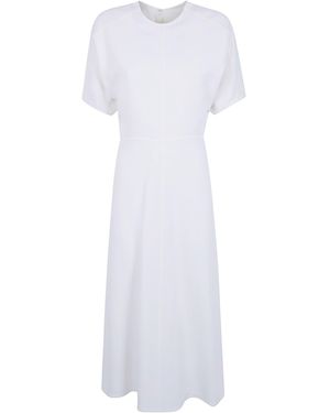 Victoria Beckham "Eleanor" Midi Dress - White