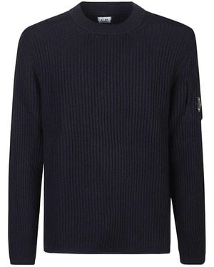 C.P. Company C. P. Company Maglione Collo Crew - Blu
