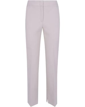 Peserico Trousers Flared Crop Trousers - Grey