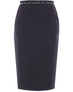Elisabetta Franchi Pencil Skirt - Blue