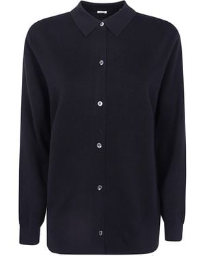 Aspesi Maglione 100% Lana Vergine - Blu