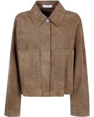 JOSEPH Jacket Light Suede "Aitna" - Brown