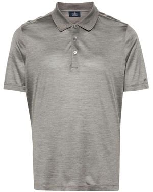 Barba Napoli Polo Neck Jumper - Grey