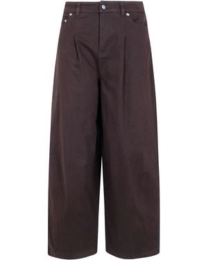 JC Sophie Trousers Belted "Painter" - Blue