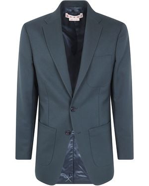 Marni Jacket Button-Up "Spherical" - Blue