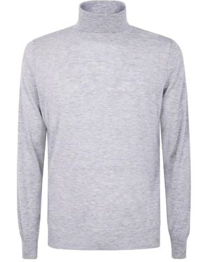 FILIPPO DE LAURENTIIS Turtle Neck Jumper - Blue