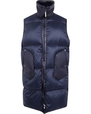 Isaac Sellam Sleeveless Long Waistcoat "Obstinesm" - Blue