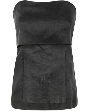 Semicouture Pepita Top - Black