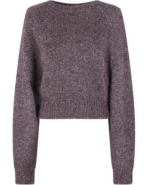 Mrz Jumper Round Neck "Fw26.0120 0810 Warm" - Brown