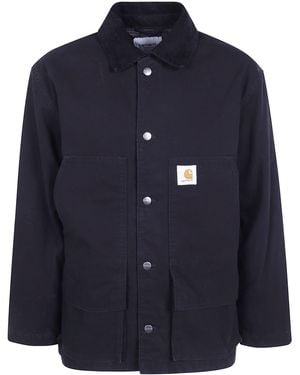 Carhartt Coat Cotton Canvas "Lander" - Blue