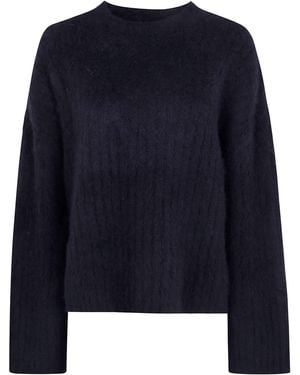 Uma Wang Top Crew Neck "Uw900" - Blue