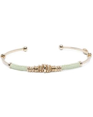 Gas Bijoux Bracciale Metallici "Zizanie Jonc 2" - White