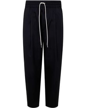 Drole de Monsieur Le Pantalon Cropped - Blue