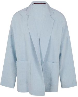 Daniela Gregis "Gladiolo" Short Jacket - Blue