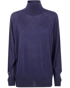 Liviana Conti Miranda Long Sleeve Jumper - Blue