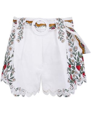 FARM Rio Running Shorts - White