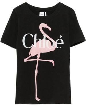 Chloé Oversize T-Shirt - Black