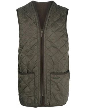 Barbour Polarquilt Waistcoat Zip Liner - Green