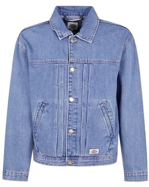 Dickies "Selvedge Pleated" Denim Jacket - Blue