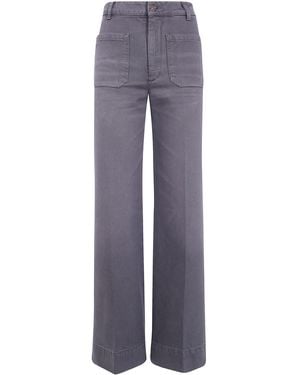 Victoria Beckham Jeans Straight Leg "Alina" - Grey