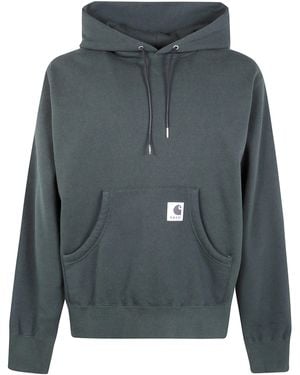 SACAI X CARHARTT WIP "Carhartt Wip" Cotton Jersey Hoodie - Grey