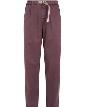 White Sand Trousers Brick - Purple