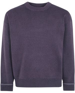 Rains Jumper Knit Crew Neck "Sowa" - Blue