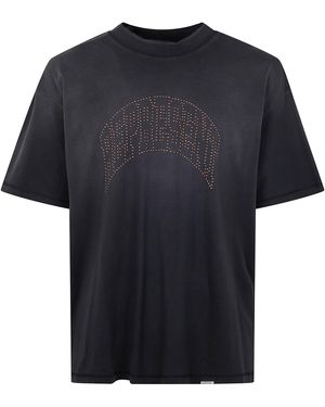 Represent 'Embellished T-Shirt - Black