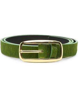 Essentiel Antwerp Ceinture Texturée À Boucle - Green